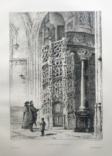 Rouen escalier maclou - de, st