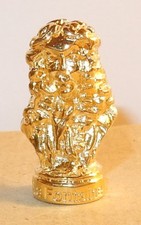 NEUF BUSTE FEVE METAL DORE OR