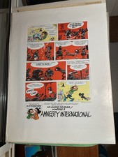 Affiche Gaston Lagaffe Amnesty