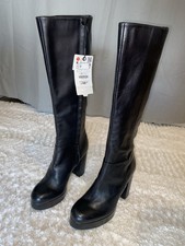 Bottes à talons Zara noires