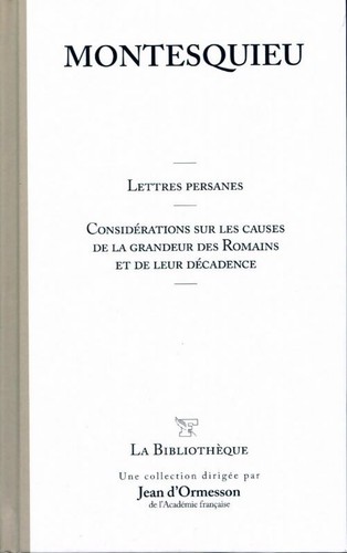 Les lettres persanes - , /