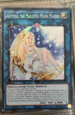 Yu-Gi-Oh! Artemis, the Magistus Moon Maiden BLCR-EN095 Secret Rare Nearmint 
