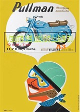 Moto Pullman  de Monet - Goyon- affiche  A3 plastifiée