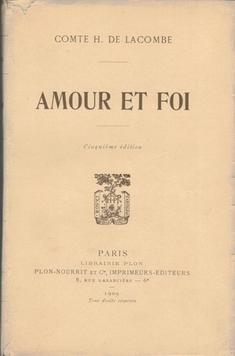 Lacombe comte amour - comte, h.