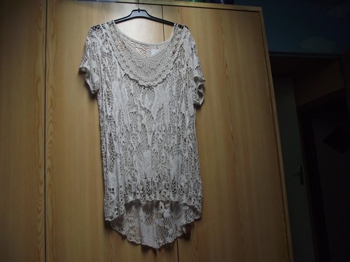 Robe tunique dentelle - /,