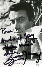 Franck FERNANDEL PHOTOGRAPHIE sur CARTE PHILIPS avec AUTOGRAPHE   -2-