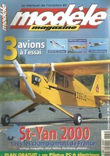 MODELE MAG N°589 PLAN "PILATUS PC-6 ELECTRIQUE" / JAGUAR 400 / PIPER CUB J-3/25