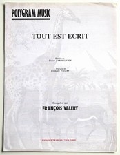 Partition vintage sheet music