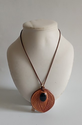 Collier médiéval cuir - médiéval, et