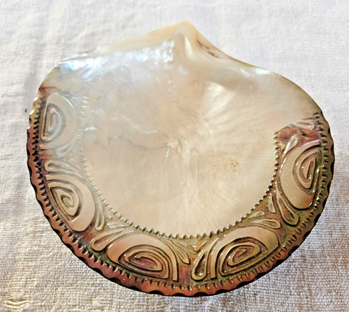 Vintage vide poche coquillage - ,