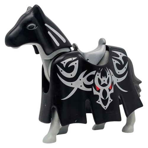 Playmobil cheval gris avec - , un