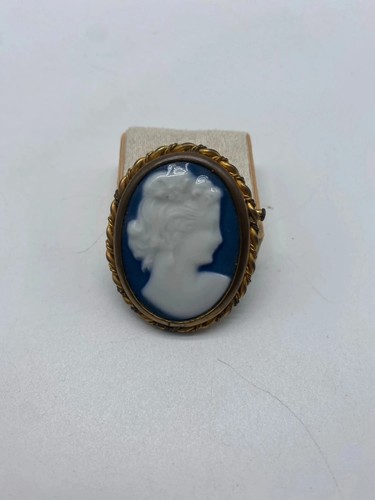 Bd20 broche camée vintage - bd20-,