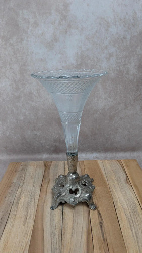 Vase tulipe vintage verre - vintage,