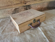 COFFRET BOIS VIDE VIN DE BORDEAUX CHÂTEAU LA GIRARDE