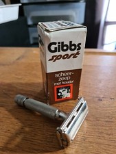 RASOIR PAPILLON GILLETTE  made in england avec Gibbs sport 
