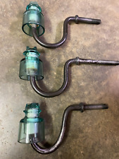 3 Isolateurs en porcelaine déco loft industriel patère porte manteau EDF SNCF