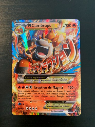 Carte pokémon m camérupt - carte,