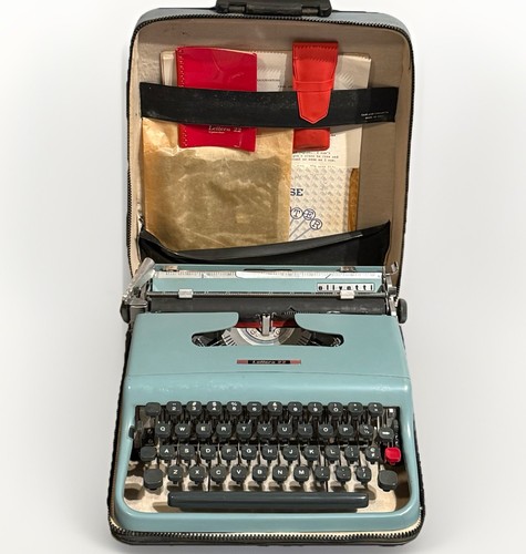 Vtg 50s olivetti lettera - olivetti,