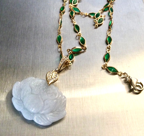 Plaqué 18k collier - or, 18k-collier