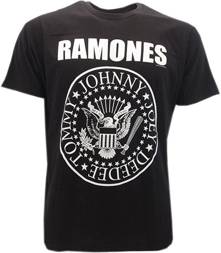 Shirt ramones noir johnny - t-shirt,