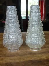 Paire de tulipes globes en