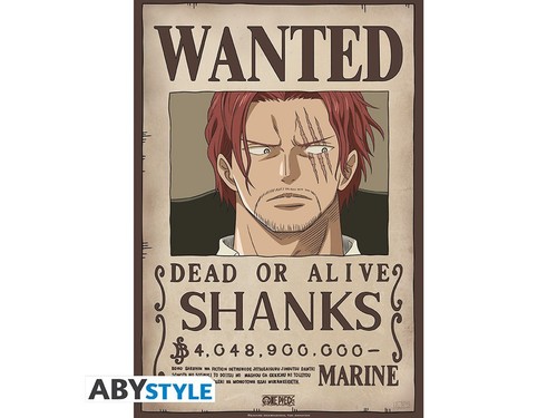 Poster one piece wanted - -,