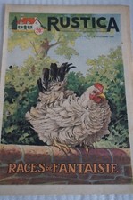 RUSTICA 28e année N°49   4 Decembre 1955. Races de fantaisie