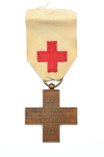 Médaille croix rouge ssbm - croix, ssbm-