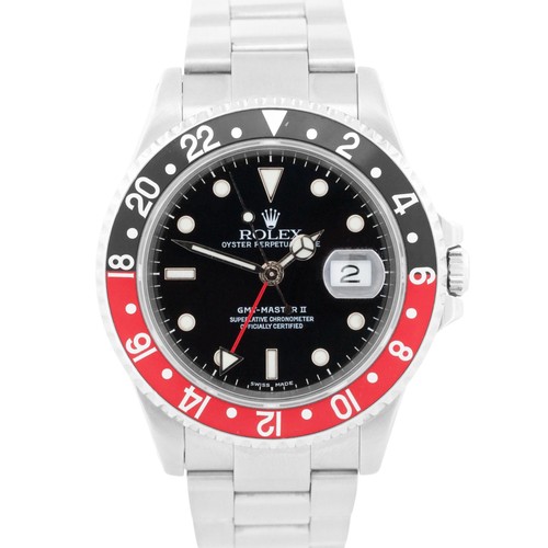 Rolex gmt master coke red - rolex, gmt-master