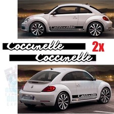 2 Bandes Bas de caisse Coccinelle pour New Beetle Autocollants Stickers HERBIE .