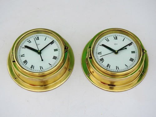 Lot horloges maritimes en - 2,