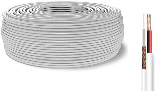 Câble coaxial rg59 avec - coaxial,