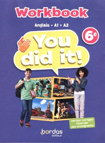 You dit workbook - it, anglais