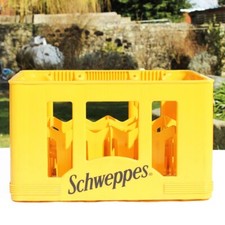 Caisse à Bouteilles publicitaire Schweppes