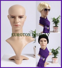 Mdmd eurotondisplay Buste Déco Perruque Mannequins Mannequin Mâle