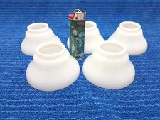 Petit Abat jour opaline TBE Ø 3.6 Lustre ancien Lampe art deco Lot 5