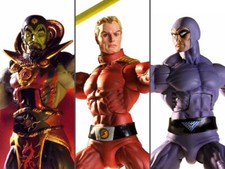 Defenders Of The Earth Flash Gordon The Phantom Ming Set 3 Action Figurines NECA