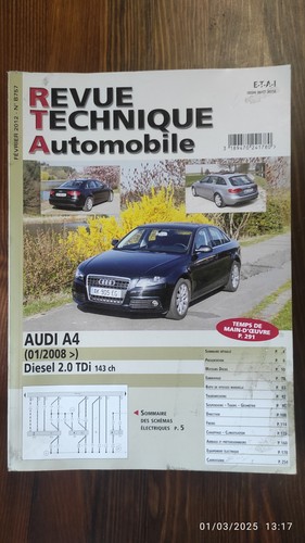 Revue technique auto audi - technique,