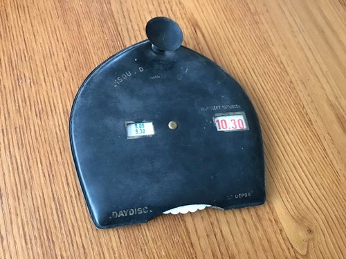 Ancien disque stationnement - disque,