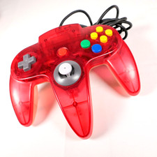 Manette Pad Controller Nintendo 64 N64 Officiel NUS-005 Clear Red Semi HS Jap 7