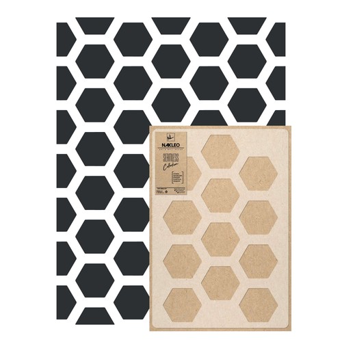 Pochoir plastique allover - plastique,
