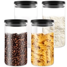 4 Pièces 1,2L Bocaux en Verre