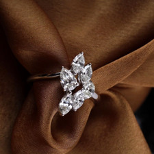 Si / H Multi Diamant Bague