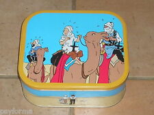 Boite metal Collector / Les aventures de TINTIN / Hergé Delacre brochet milou...