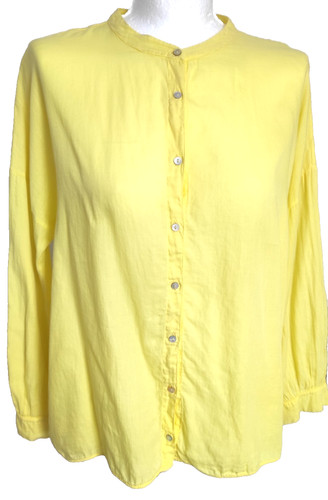 Chemisier coton jaune - en,