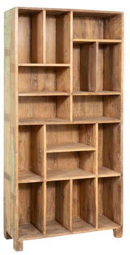 Bibliothèque bois massif - bibliothèque, en