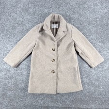Zara Soft Pea Coat Girls 5-6