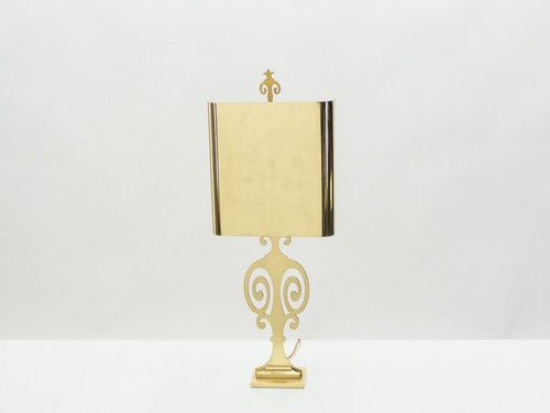 Lampe neoclassique laiton - lampe,