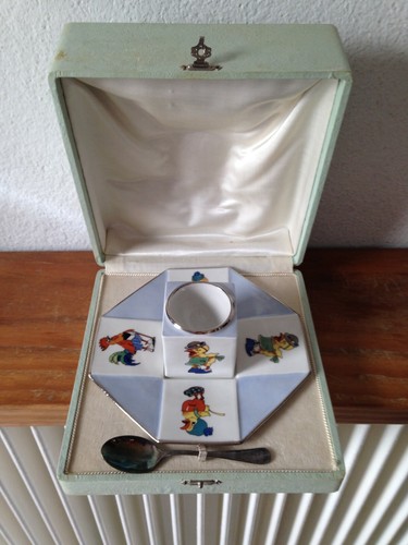 Ancien coquetier enfant cube - ancien,