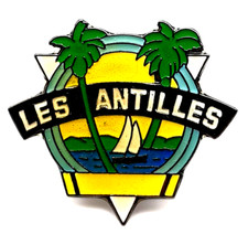 Pin's Guadeloupe Palmiers